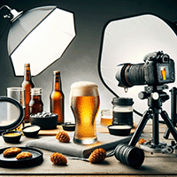 Beispiel 2 für die Ausrüstung beim Bierfotografieren